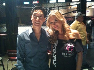 Dr. Sohn with Joanna Krupa, host of the Ultimate Women Challenge