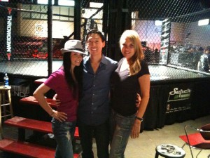 Mary Sullivan-Bryan and Sarah from Advanced Aesthetics, and Dr. Sohn featured ringside at the Ultimate Women Challenge