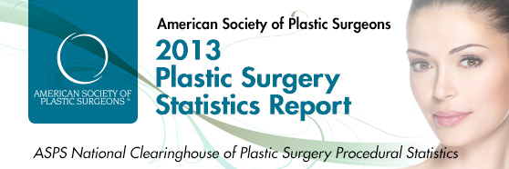 plastic surgery statistics 2013 banner