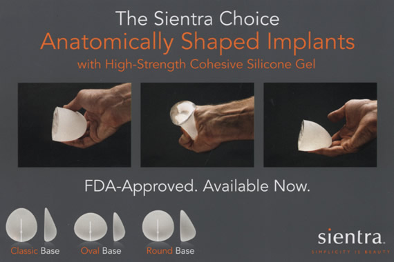 Sientra breast implant graphic