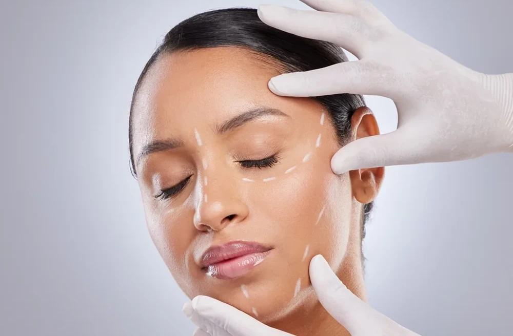 woman with beautiful skin being examined-thumbnail